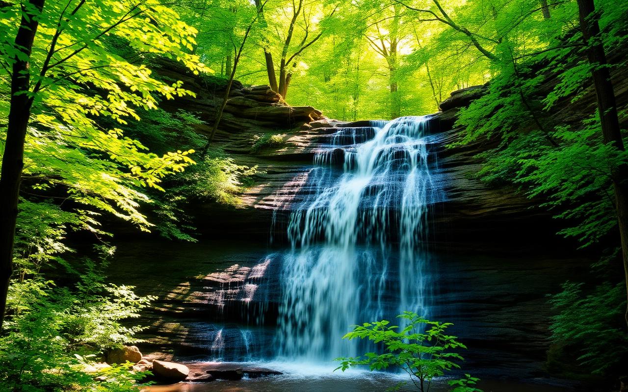 Wooded Ohio acreage — Hocking Hills region
